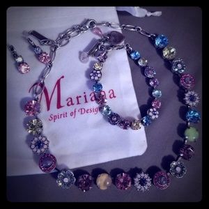 Mariana necklace, bracelet & earrings